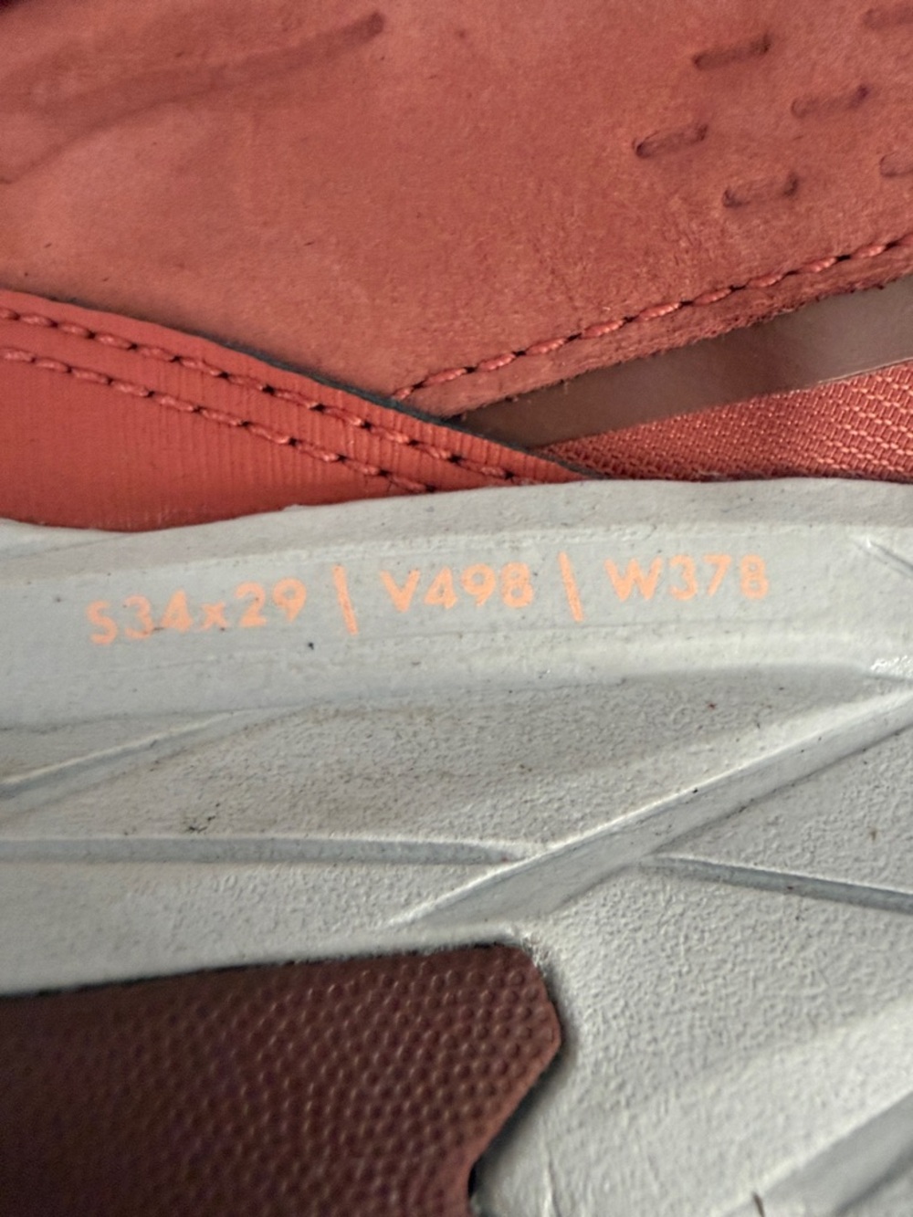 Hoka One One Rust Red Gore-Tex Trail Sneakers - Picture 6 of 6